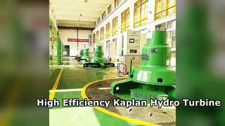 Solutions de générateur de turbine hydroélectrique Kaplan à haut rendement