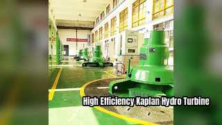 Solutions de générateur de turbine hydroélectrique Kaplan à haut rendement