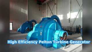 Générateur de turbine Pelton à haute efficacité pour l'énergie hydroélectrique