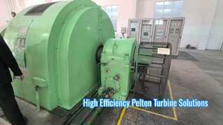 Turbines Pelton | Puissance provenant d'une chute d'eau élevée