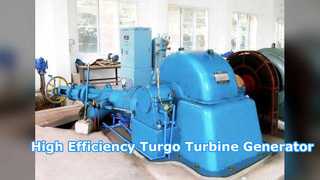 Solution d'alimentation du générateur de turbine Turgo à haut rendement 4000 kW
