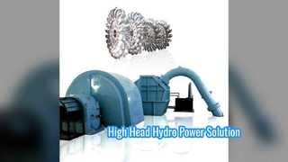Solutions hydroélectriques personnalisées pour générateur à turbine Pelton à tête élevée