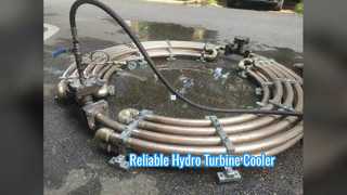 Refroidisseur d'huile de turbine hydraulique 100Kg, refroidissement fiable