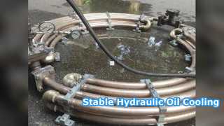 Refroidisseur d'huile hydraulique 10-500 CSt OEM droit