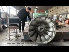 usine d'énergie hydraulique de 600rpm 1000kw Francis Hydro Turbine Runner For